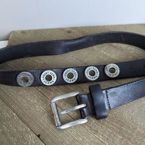 Vintage 90s Point Zero Leather Belt – Small